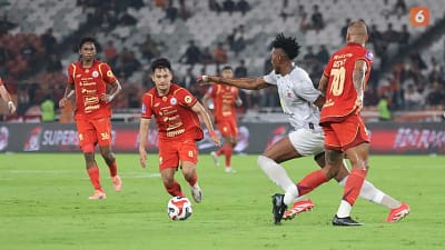 persija jakarta vs madura united: Menang 2-0 di GBK